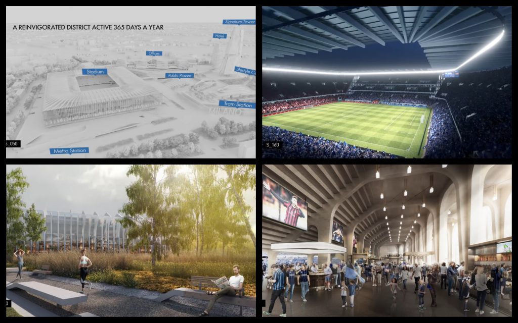 nuovo stadio, ecco il progetto Populous