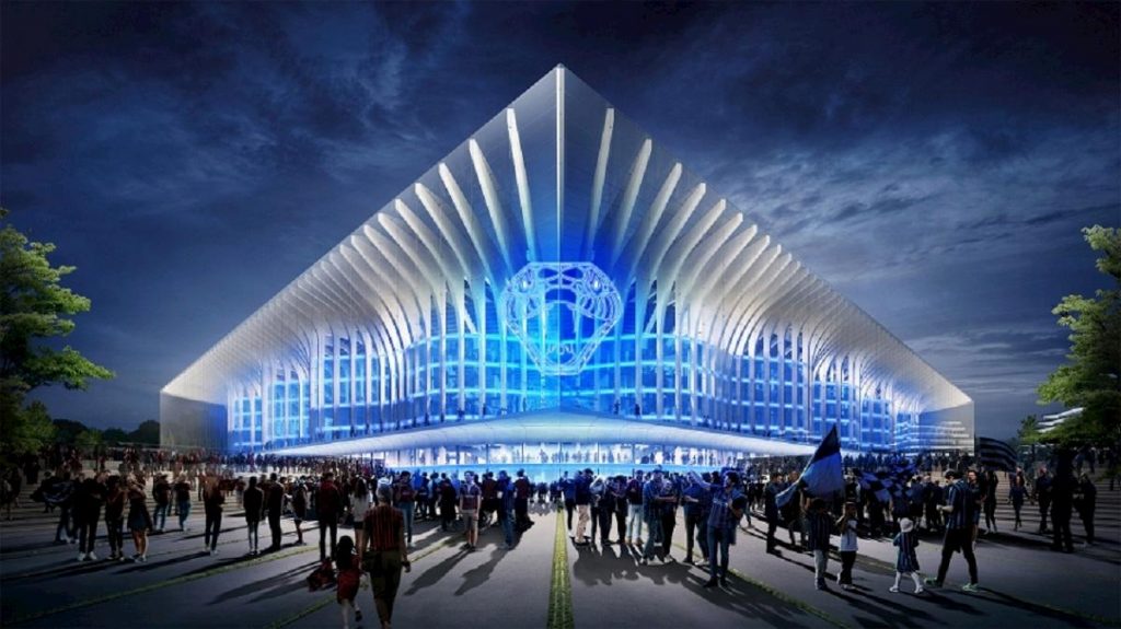Populous, nel progetto il biscione per le gare in notturna