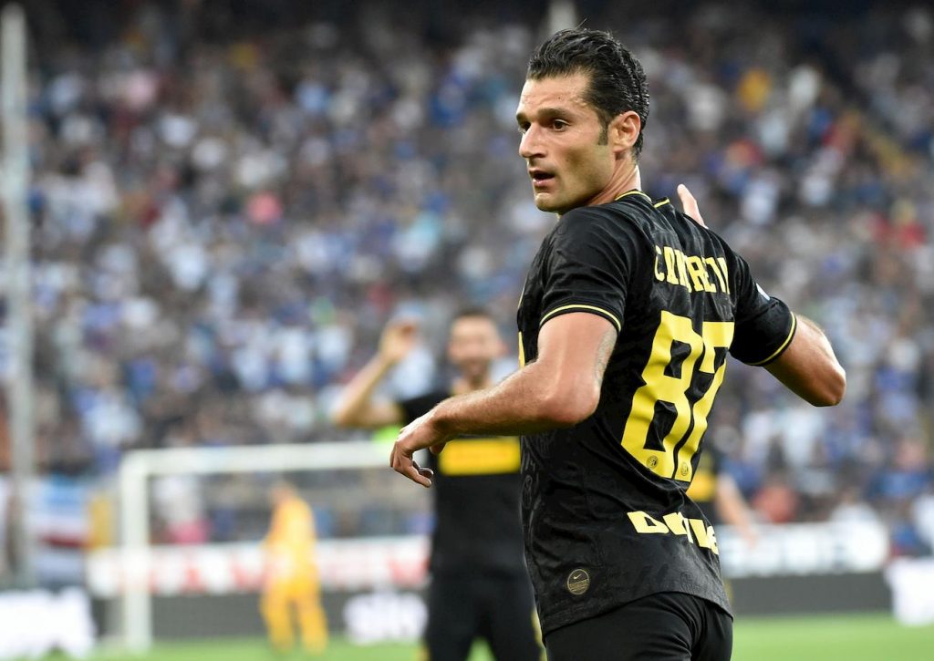 Antonio Candreva in Sampdoria-Inter