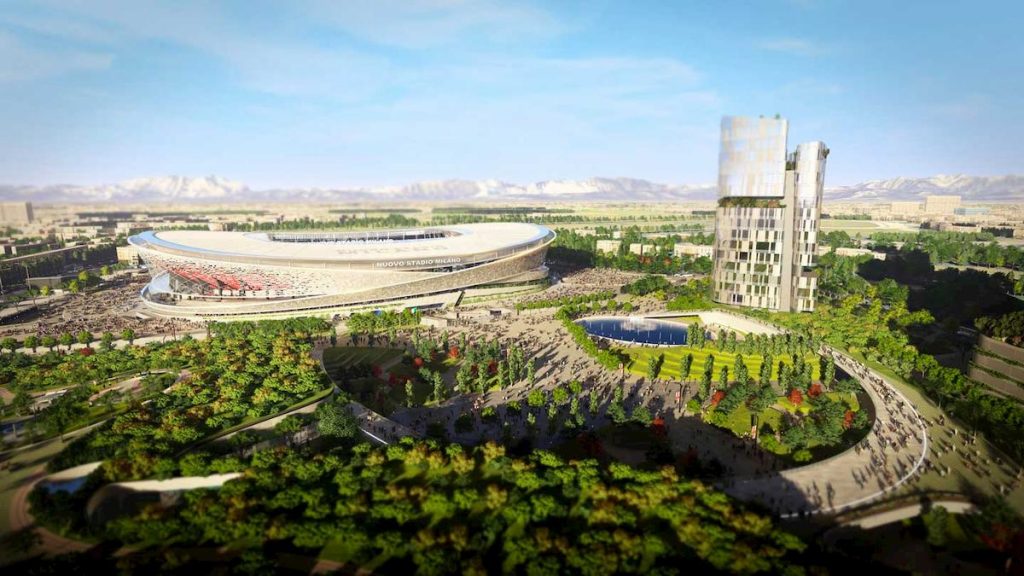 Stadio, la presentazione di Manica: gli Anelli di Milano
