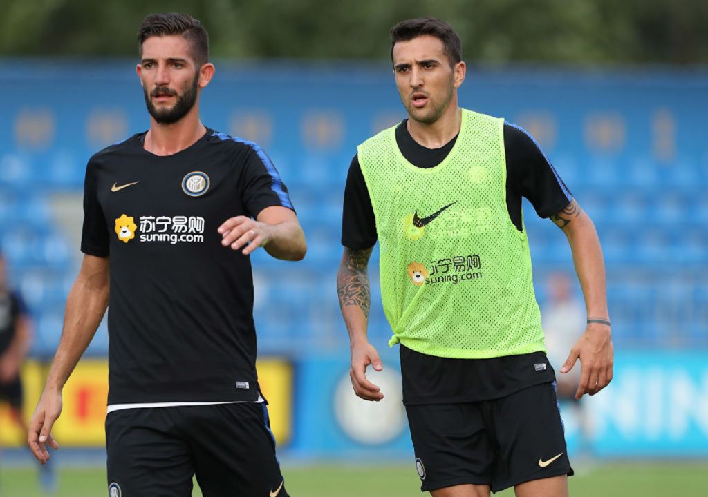 Gagliardini e Vecino in allenamento