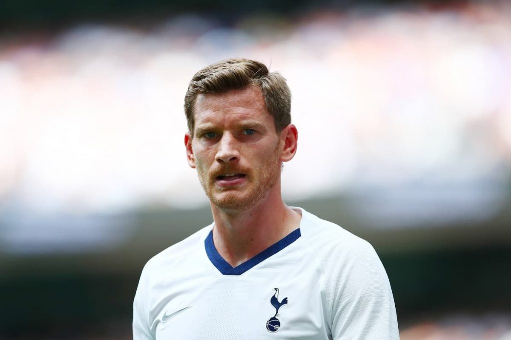 Jan Vertonghen con la maglia del Tottenham