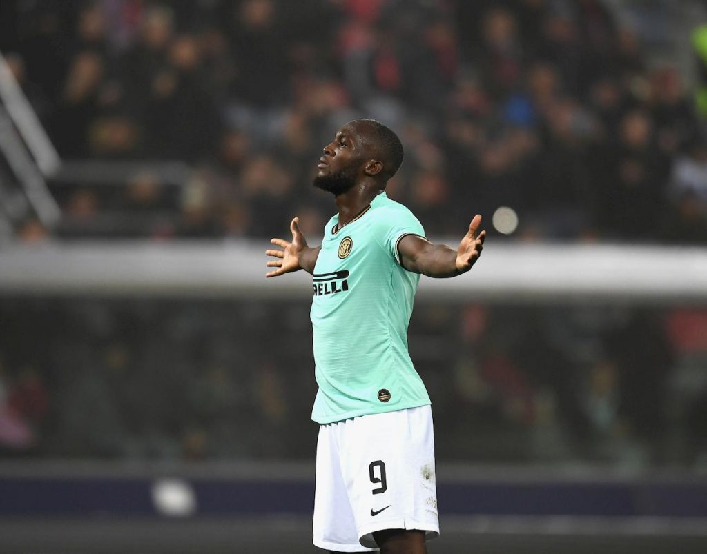 Romelu Lukaku in Bologna-Inter