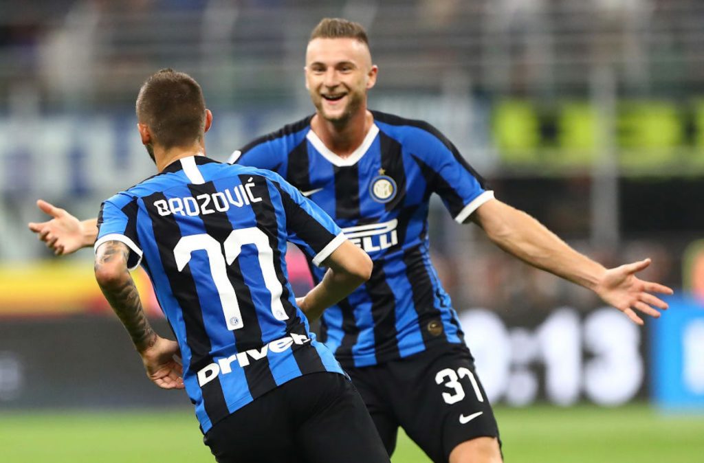Skriniar e Brozovic uno in uscita