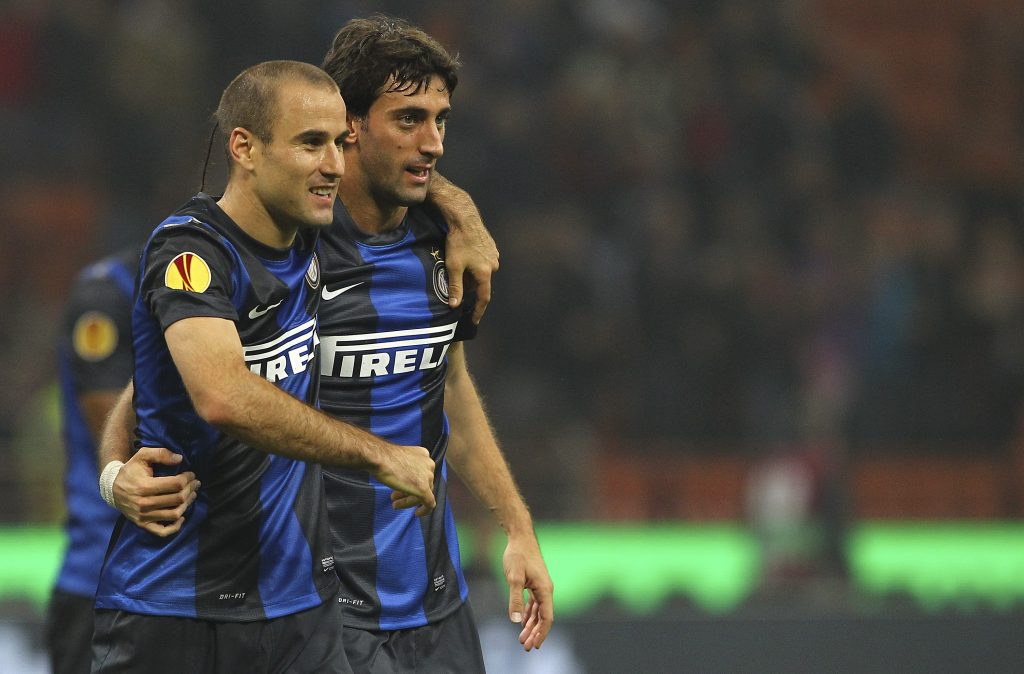 Milito e Palacio all'Inter