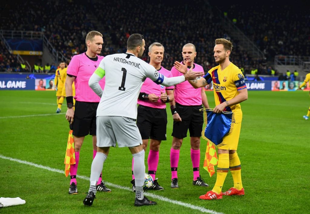 Inter Barcellona Kuipers Handanovic Rakitic