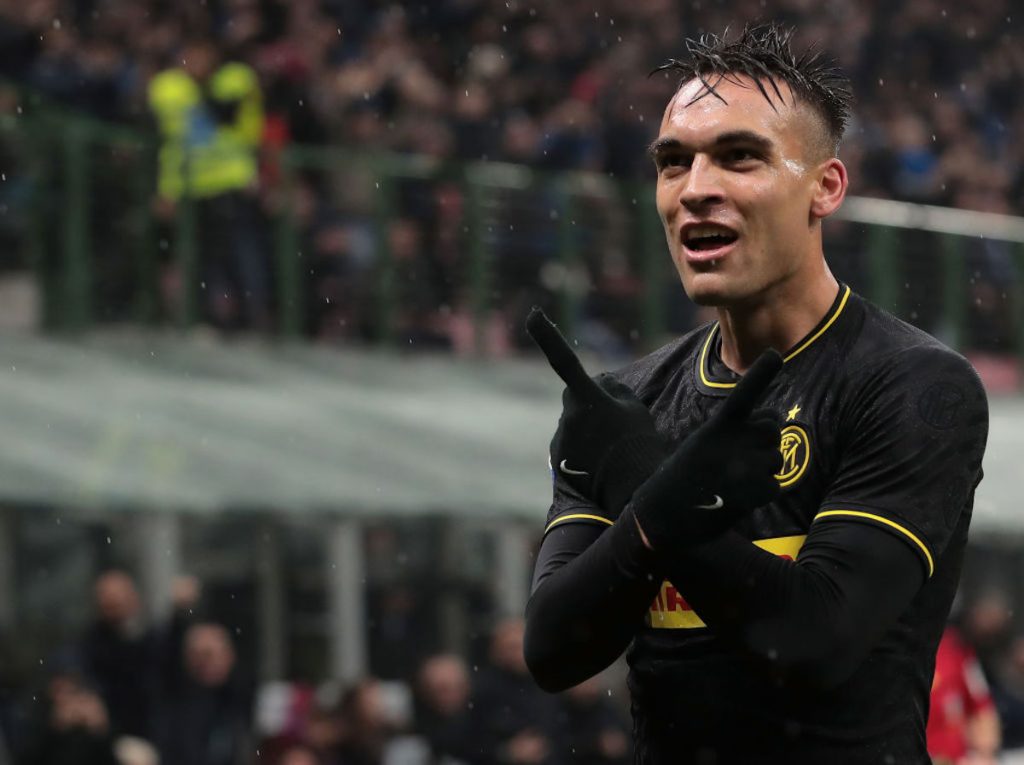Esultanza Lautaro Inter