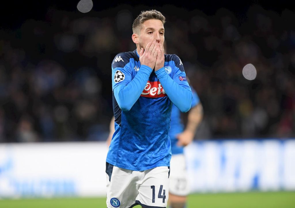 Dries Mertens esultanza