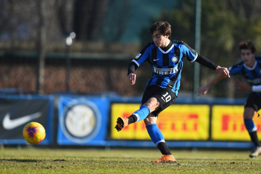 Gaetano Oristanio, Inter Primavera