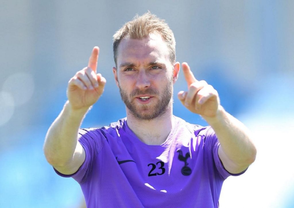 Eriksen col Tottenham