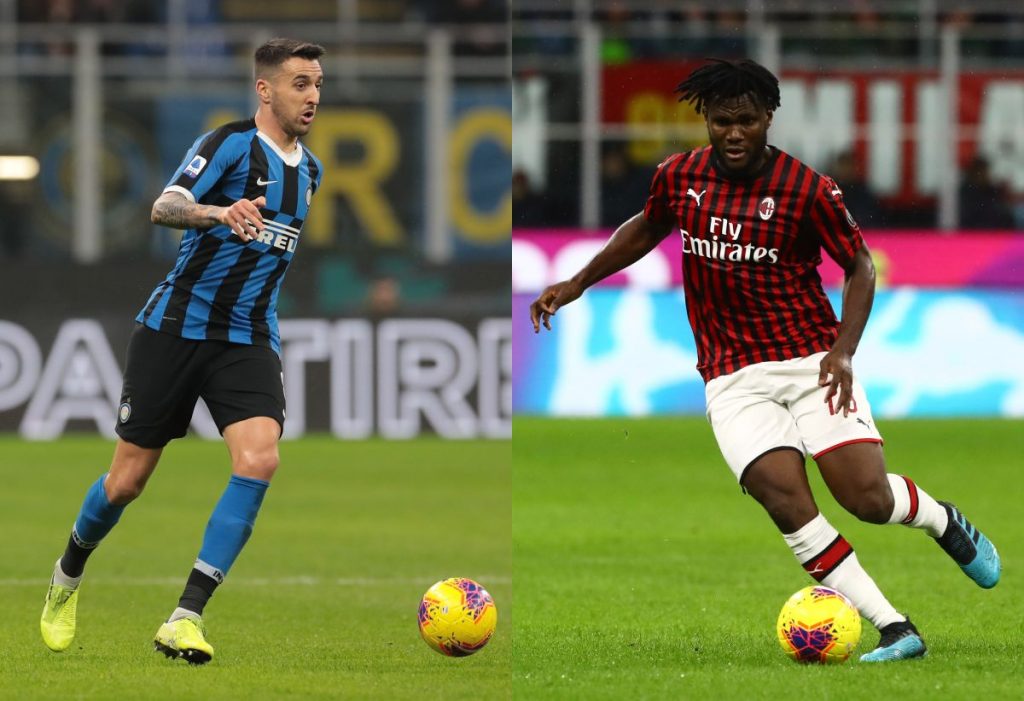 Matias Vecino e Franck Kessie