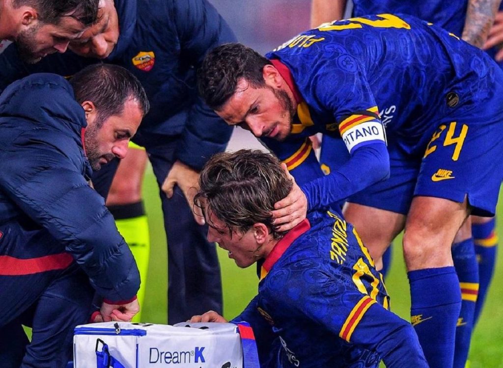 zaniolo-crociato-ko