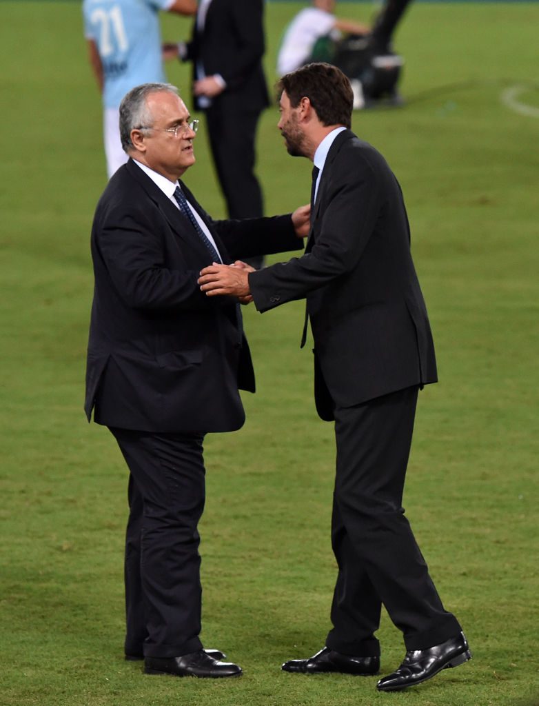 agnelli lotito allenamenti