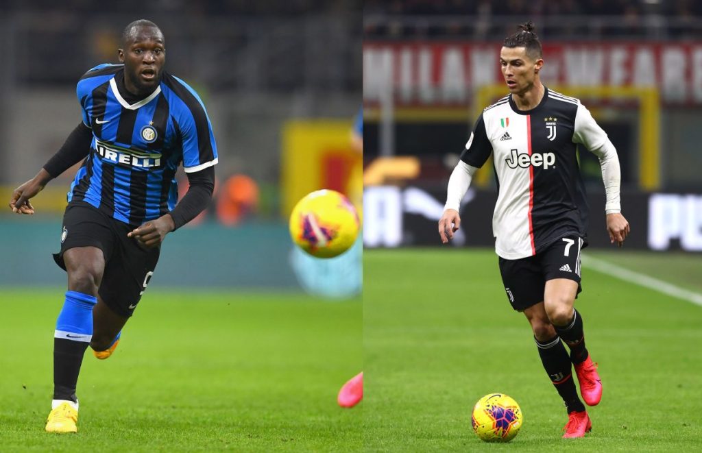 Romelu Lukaku e Cristiano Ronaldo