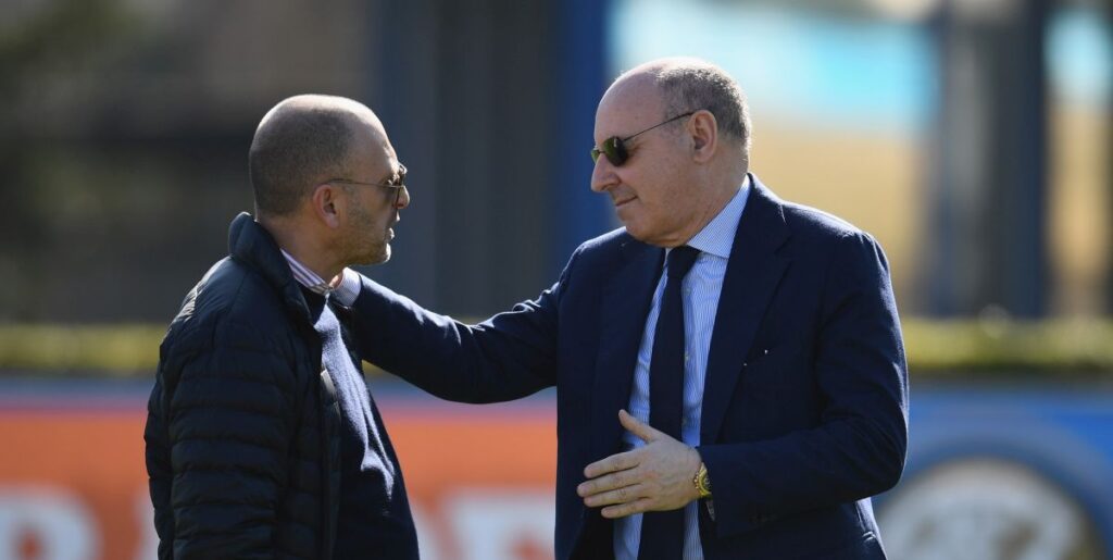 Piero Ausilio e Giuseppe Marotta Inter