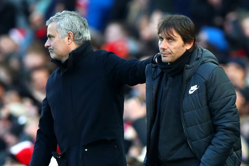 José Mourinho e Antonio Conte