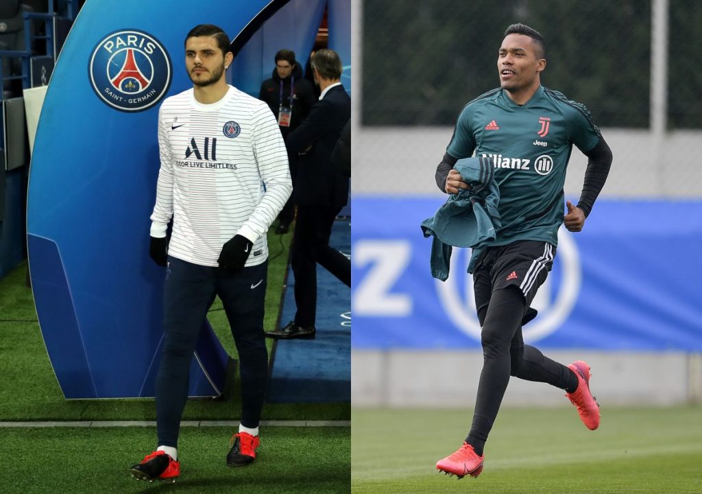 Mauro Icardi e Alex Sandro