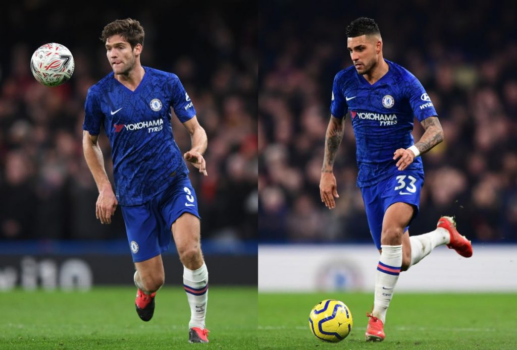 Marcos Alonso e Emerson Palmieri