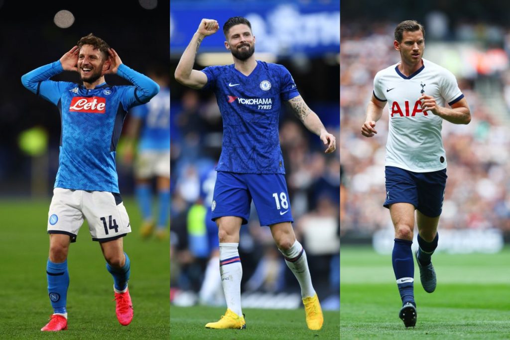 Mertens, Giroud, Vertonghen