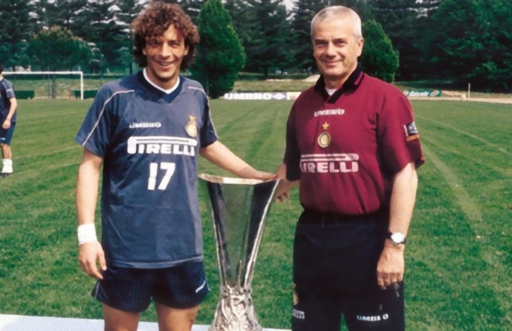 Francesco Moriero con Gigi Simoni
