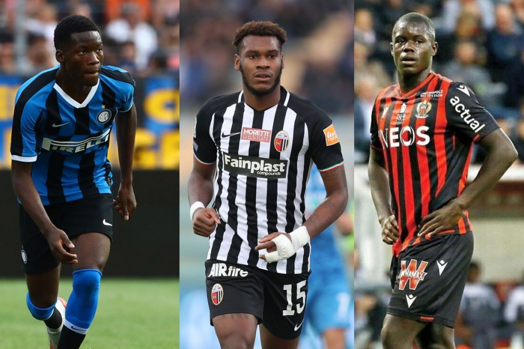 Lucien Agoume, Andrew Gravillon e Malang Sarr