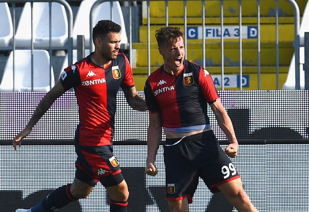 Andrea Pinamonti, Brescia-Genoa