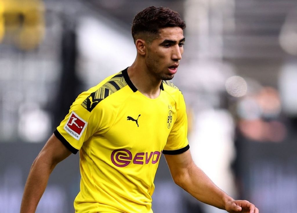 L'Inter è vicina ad Achraf Hakimi, giovane terzino del Real Madrid attualmente in prestito al Borussia Dortmund
