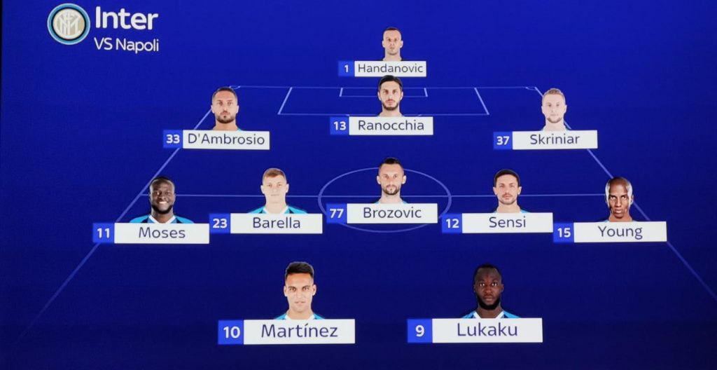 inter probabile vs napoli