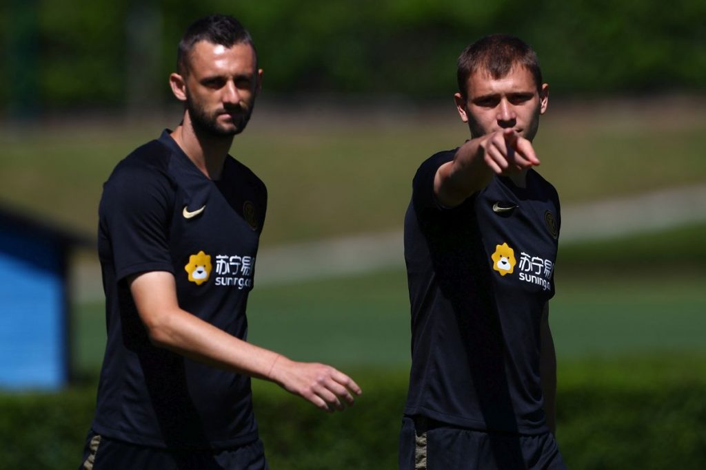 Marcelo Brozovic e Nicolò Barella