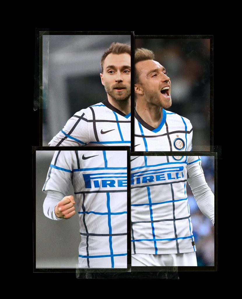 Eriksen maglia away