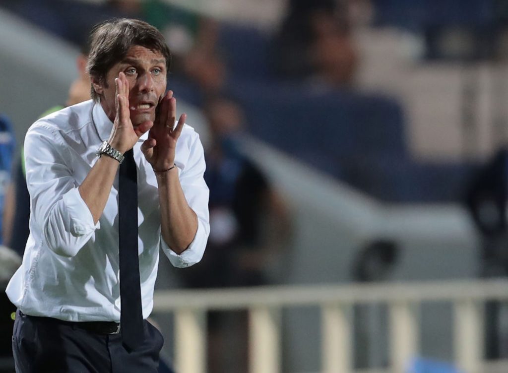 Conte durante Atalanta-Inter