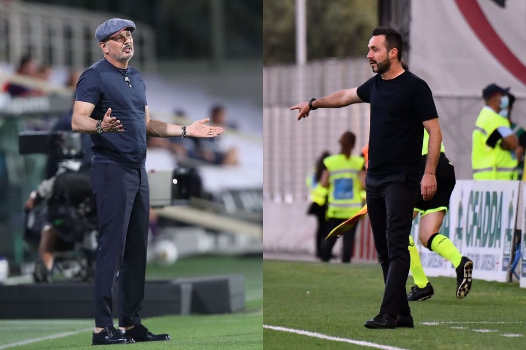 Sinisa Mihajlovic e Roberto De Zerbi