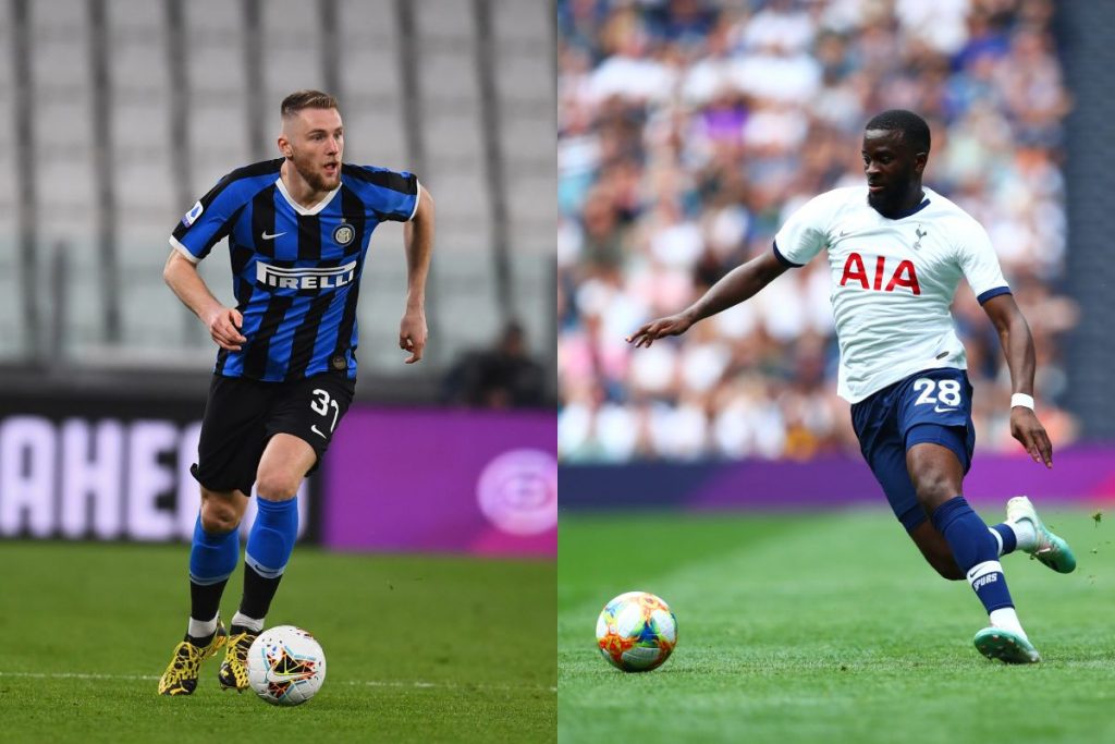 Milan Skriniar e Tanguy Ndombele