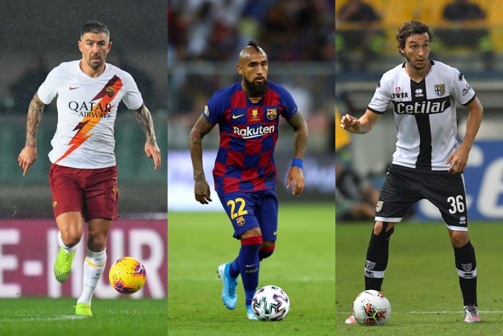 Kolarov, Vidal e Darmian