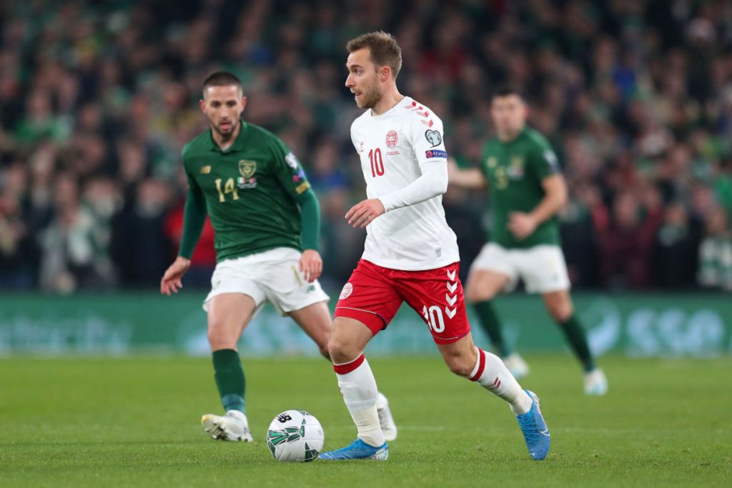Eriksen gol su rigore