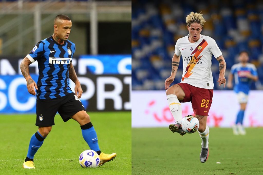 Radja Nainggolan e Nicolò Zaniolo