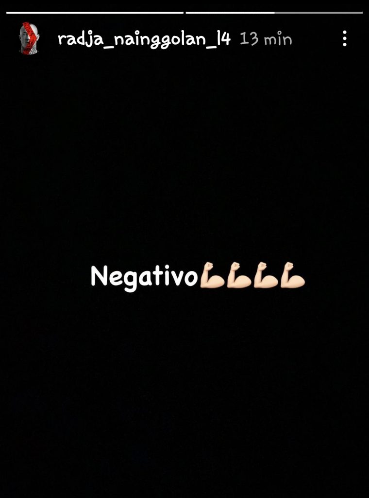 nainggola negativo covid