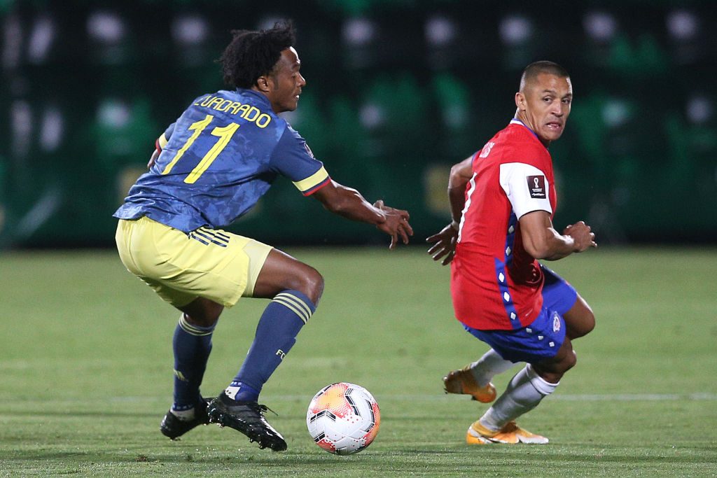 Chile v Colombia - South American Qualifiers for Qatar 2022