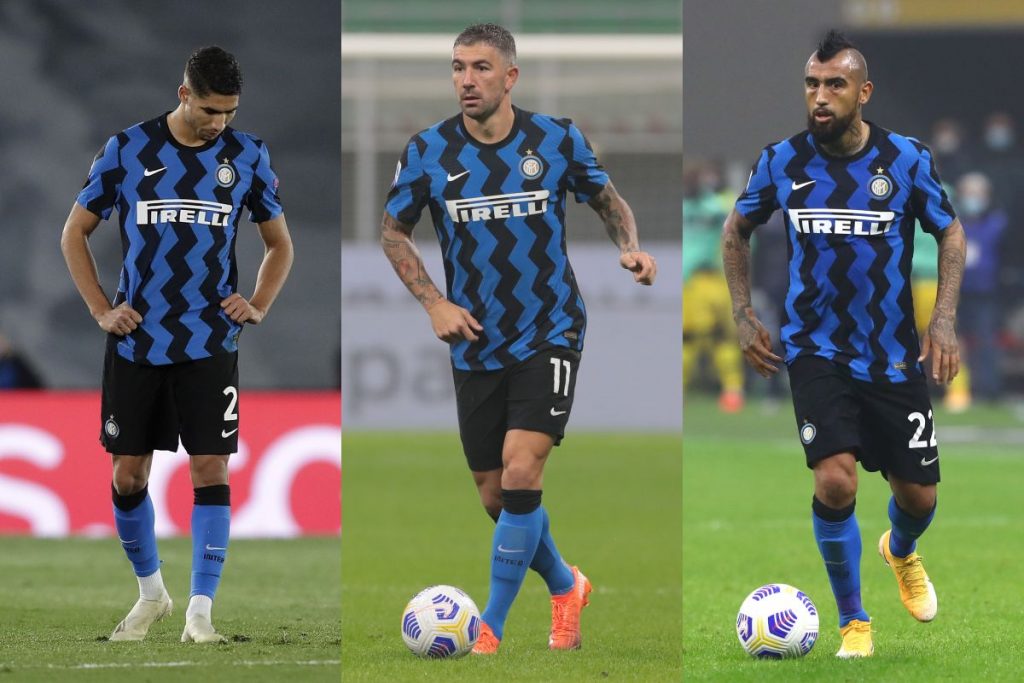 Hakimi, Kolarov e Vidal