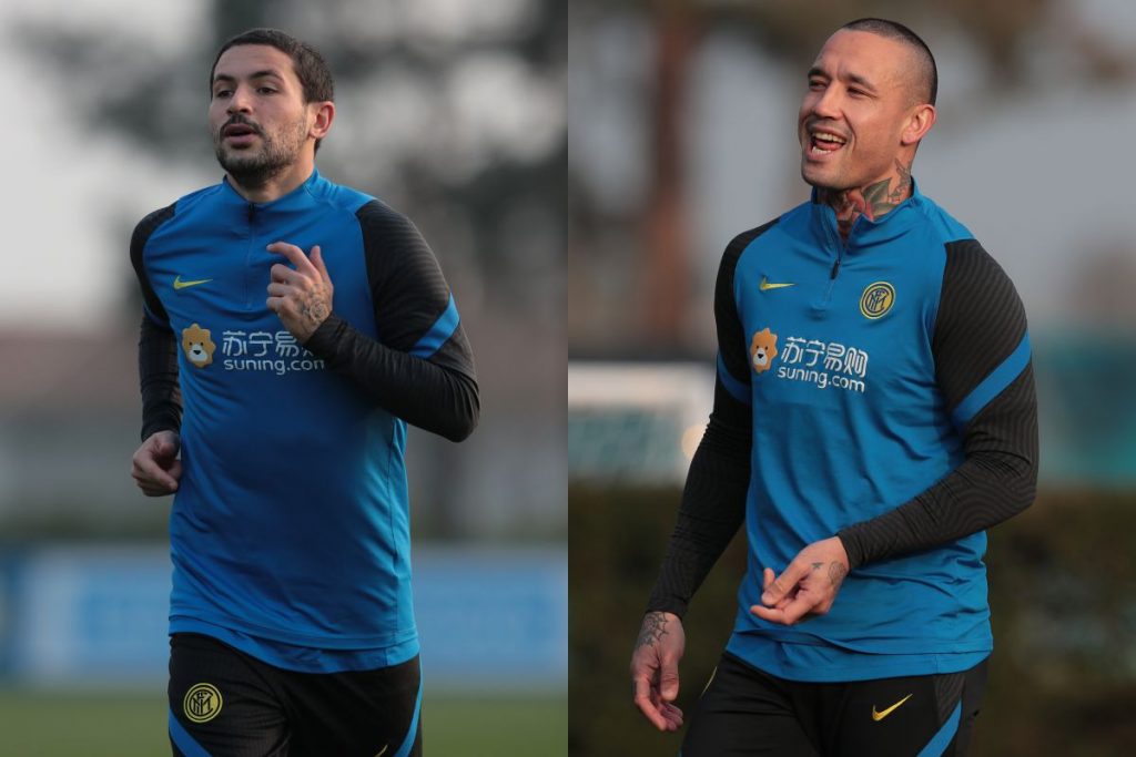 Stefano Sensi e Radja Nainggolan