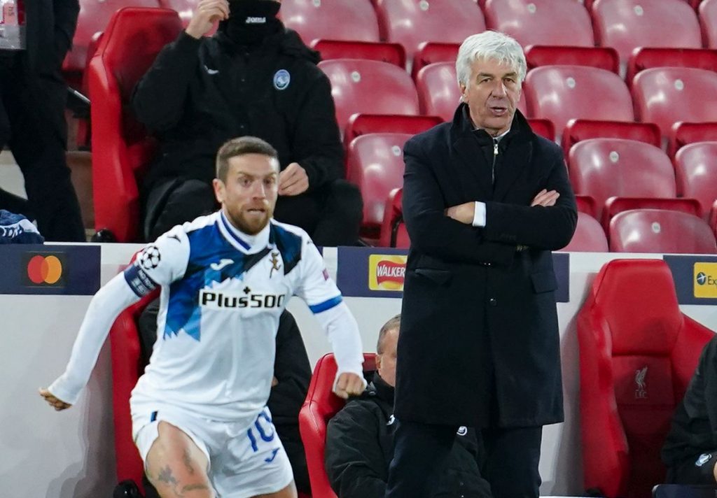 Gian Piero Gasperini e Alejandro Gomez
