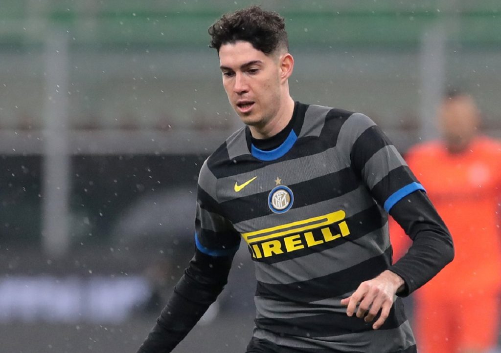 Bastoni durante Inter-Benevento