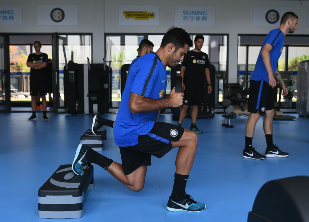 FC Internazionale Training Session And Press Conference