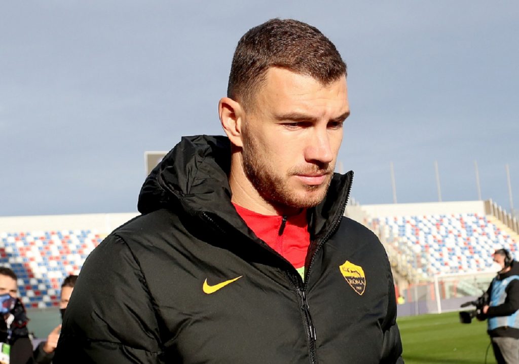 Roma, Dzeko si allena ancora da solo