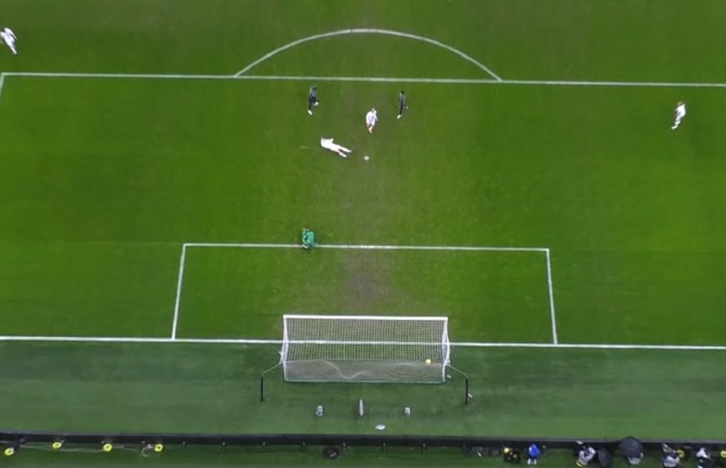 Inter-Benevento, il primo gol di Lukaku