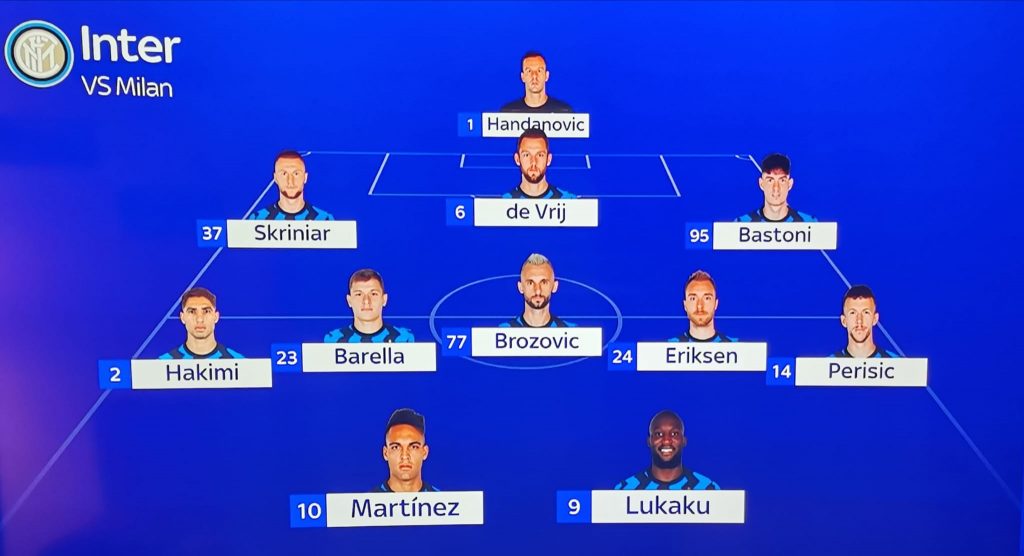 probabile formazioni milan inter