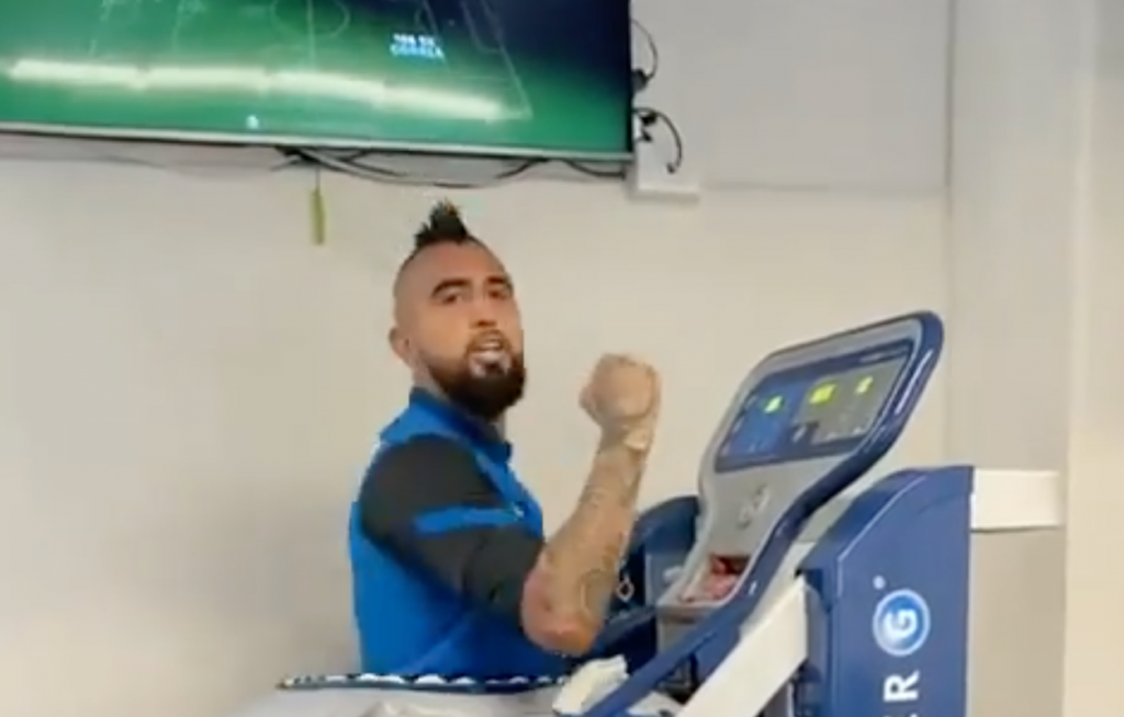 Vidal corre verso il derby
