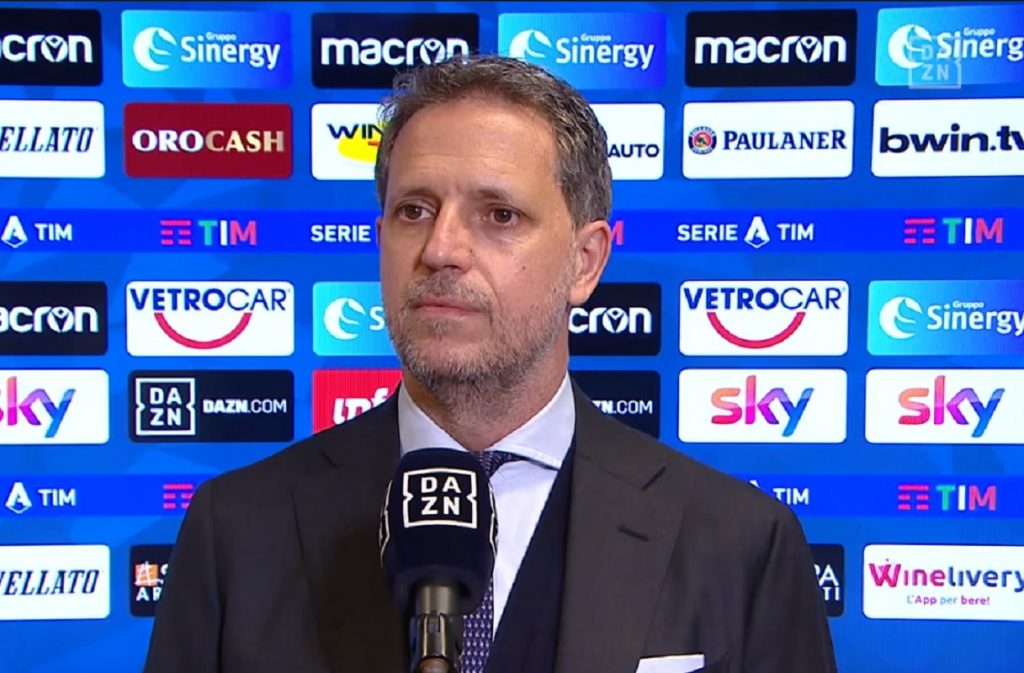 Paratici prima di Verona-Juve