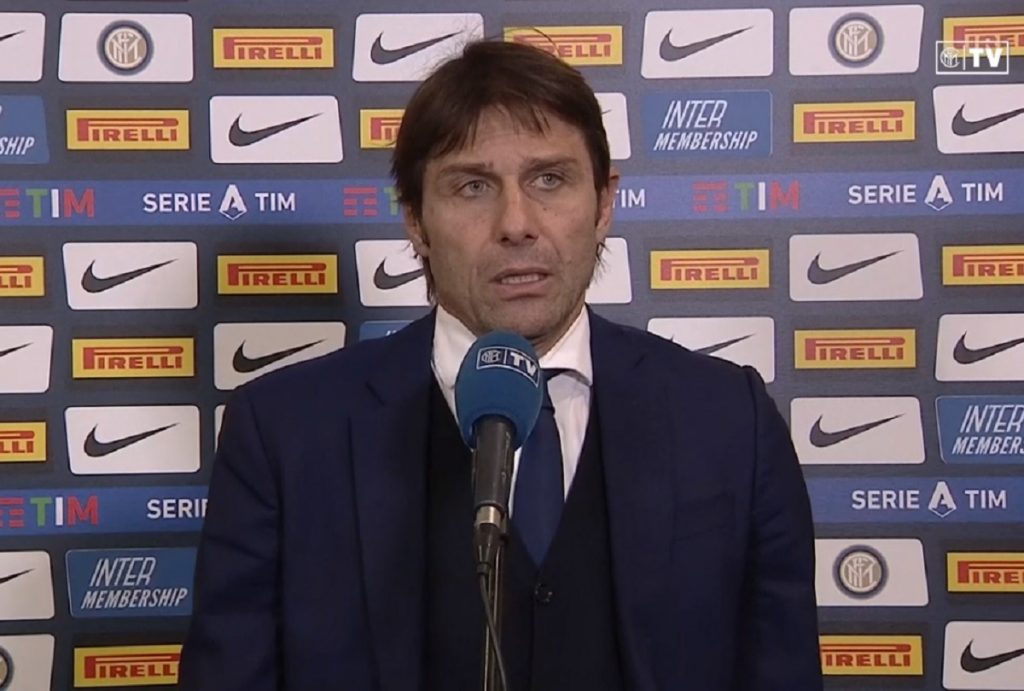 Conte a Inter Tv dopo Inter-Lazio