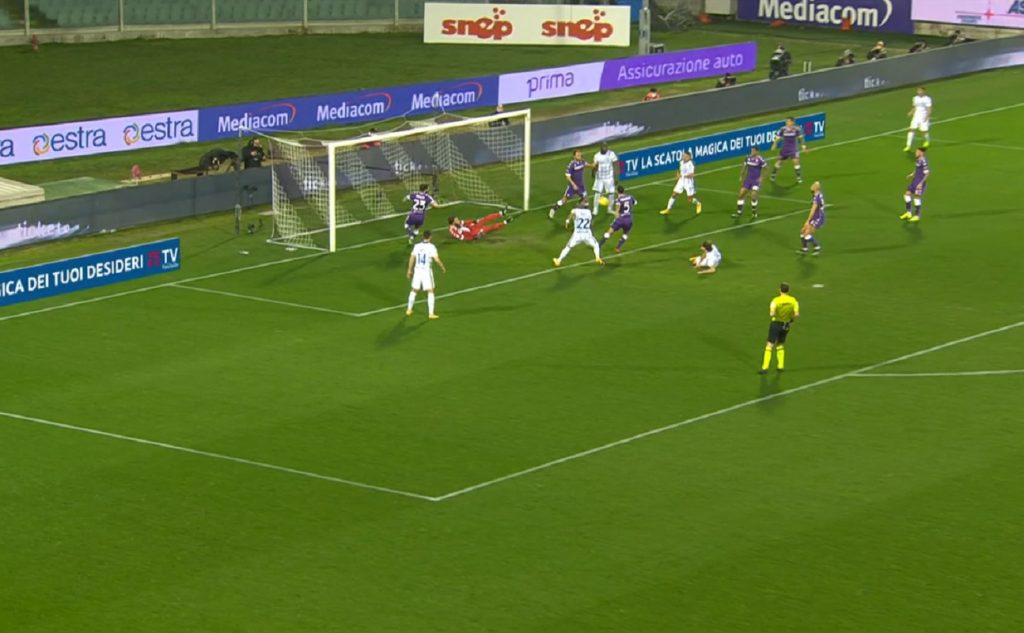 Fiorentina-Inter, miracolo di Dragowski su Barella